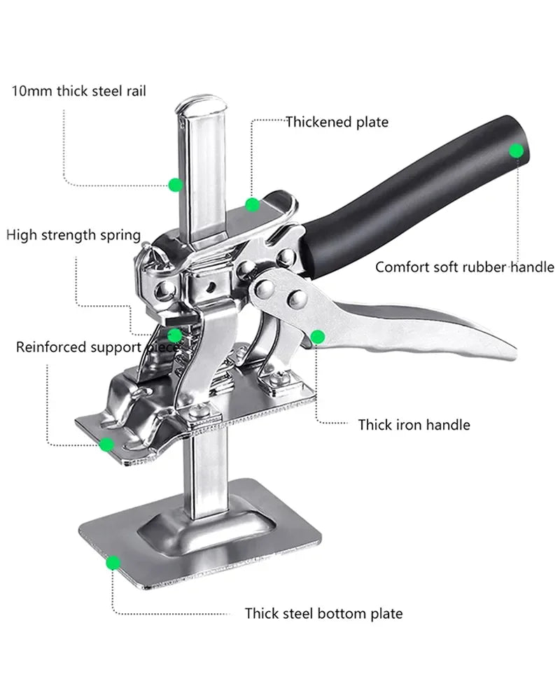 Labor-Saving Lifting Tool | Arm Jack for Door Panels, Drywall, Cabinet Boards, Tile Height Adjuster Elevator Tool