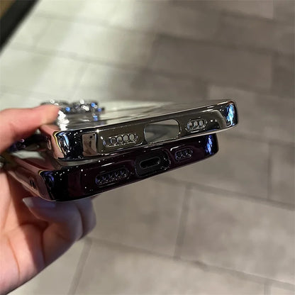 Luxury Plating MagSafe Wireless Charging Case — Clear Soft Magnetic Silicone Cover for iPhone 12–17 Pro/Max/Plus/16E