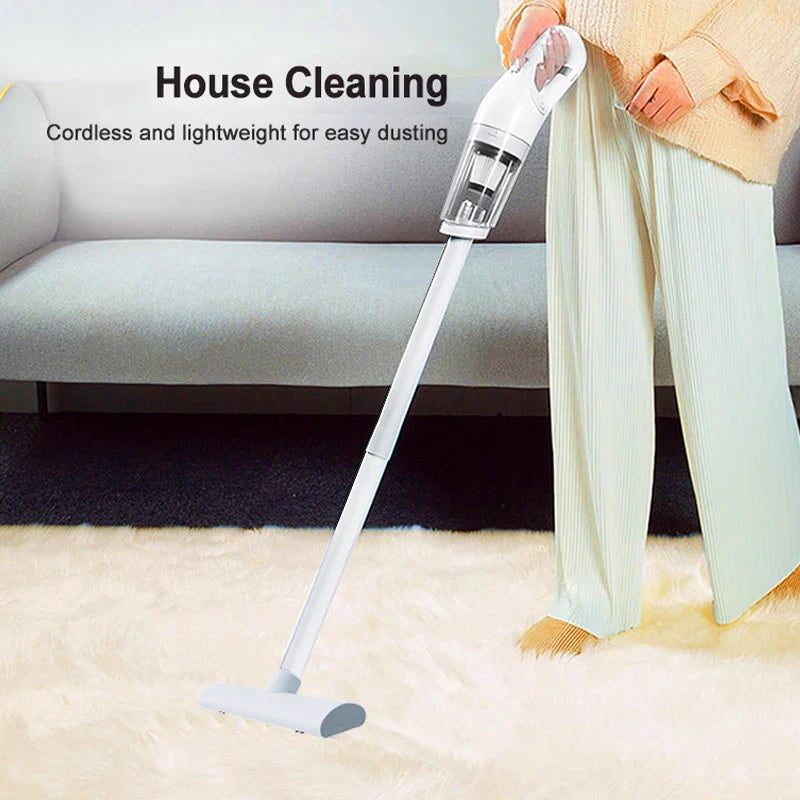 Handheld Rechargeable Vacuum Cleaner – Portable Wireless Dual-Purpose Car & Home Dust Catcher 10000PA