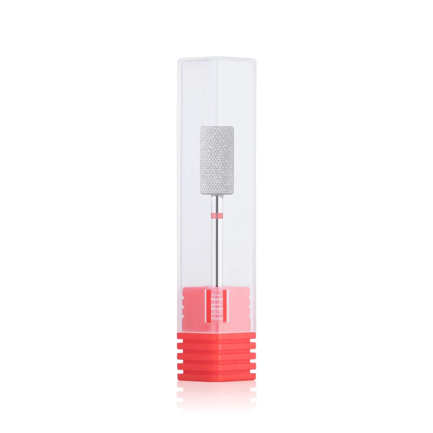 BNG Diamond Nail Sanding Drill Bits - Cross Teeth Barrel Rotary Cuticle Clean Burr, 3/32" Manicure Bit for Nail Accessories
