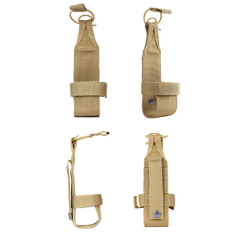 MOLLE Nylon Water Bottle Holder – Outdoor Camping & Hiking Belt Pouch for Canteen Carrier