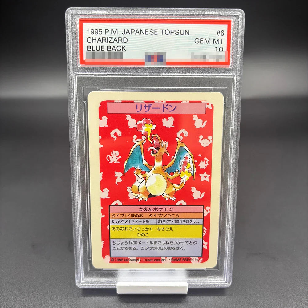 DIY 2023 PTCG Van Gogh Pikachu & Grey Felt Hat Collection Card – 10-Point Rating Anime Game Card Gift Toy