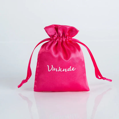 100PCS Silk Satin Jewelry Gift Bags – Drawstring Pouches for Necklace, Bracelet & Earrings, Wedding Party Favor & Christmas Gift Packaging, Custom Logo Ready