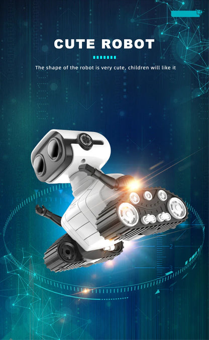 Ebo Rechargeable RC Robot Toy – Remote Control Robot with Music & LED Eyes, Fun Gift for Boys & Girls