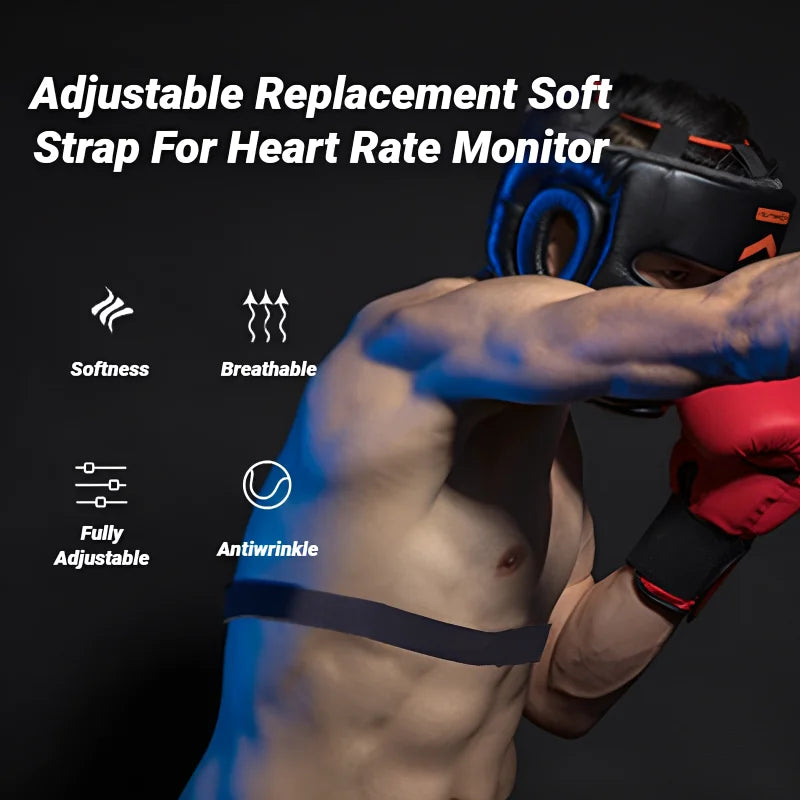 Heart Rate Monitor Replacement Strap – Compatible with Polar, Wahoo, Garmin & Coospo Chest Bands