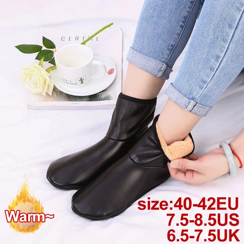 Warm Winter Socks - Thick Plush Windproof Outdoor and Indoor Floor Socks for Men & Women