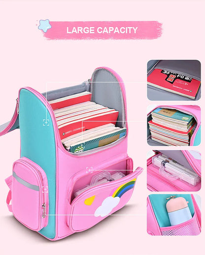 Children’s School Backpack | Cute Waterproof Lightweight Bag for Elementary Students, Grades 1-6, Ages 6-12