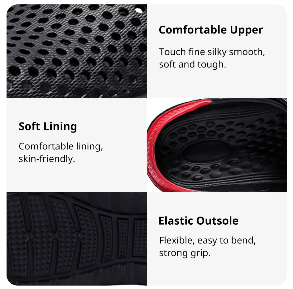 Unisex Beach Sandals – Lightweight Anti-Slip Thick Sole Slippers & Summer Flip-Flops for Men and Women