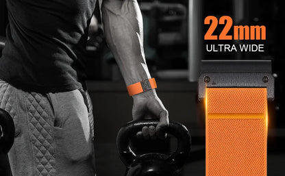 22mm QuickFit Nylon Strap for Garmin Fenix 8 7 6 5 Series, Venu 3, Tactix 7 – Parachute Style Replacement Watch Band 47mm