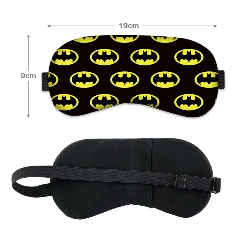 Superman & Batman Sleeping Mask – Soft Men’s Eye Cover Blindfold for Nap and Eye Care