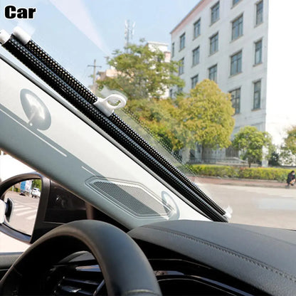 Universal Nail-Free Roller Blinds – Suction Cup Blackout Sunshade for Car, Bedroom, Kitchen & Office Windows