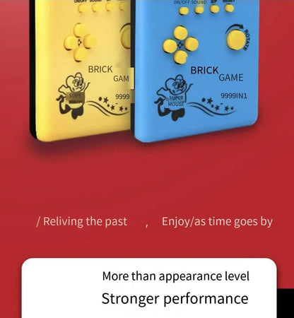 Mini Handheld Game Console | Built-in 23 Games & 80 Classic Tetris Retro Player for Kids
