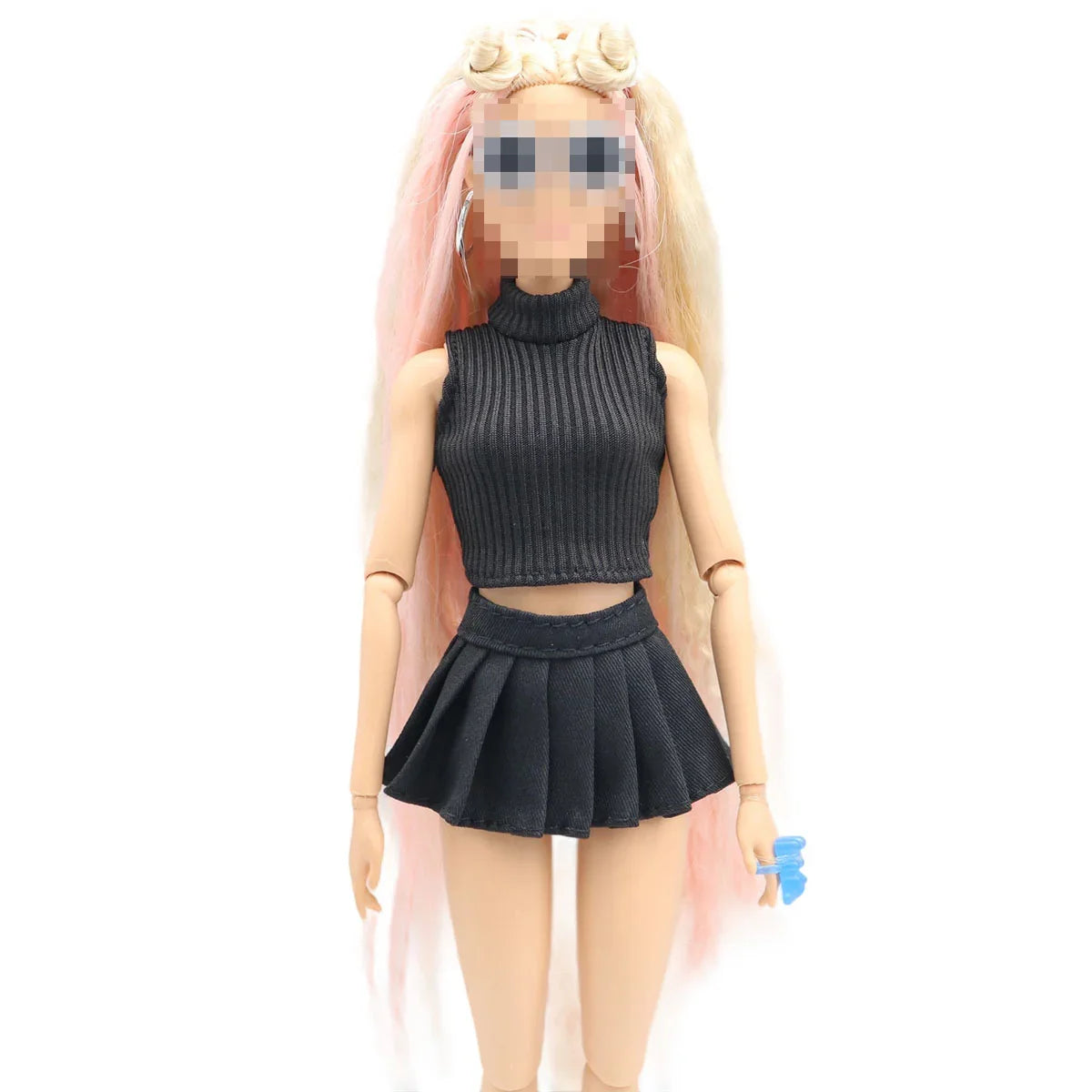 1/6 Barbie Doll Clothes – 30cm Simple Short Skirt & Vest Daily Wear Accessories