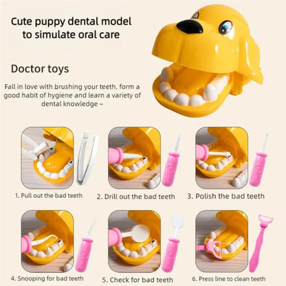 WizKidz Doctor Nurse Role Play Set - Medical Tools with Stethoscope & Injectors, Pretend Play Trolley Box, Ideal Gift for Kids