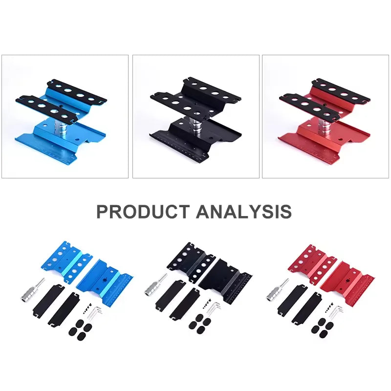 RC Car Tool Lifting Work Stand – 360° Rotating Repair Platform for 1/10 & 1/8 Buggy Crawler Cars
