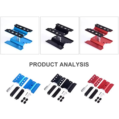 RC Car Tool Lifting Work Stand – 360° Rotating Repair Platform for 1/10 & 1/8 Buggy Crawler Cars