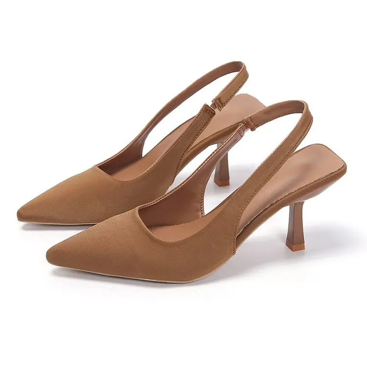 2024 New Autumn Women's Pumps – Pointed Toe High Heels, Shallow Sandals, Fashion Zapatos Mujer Shoes