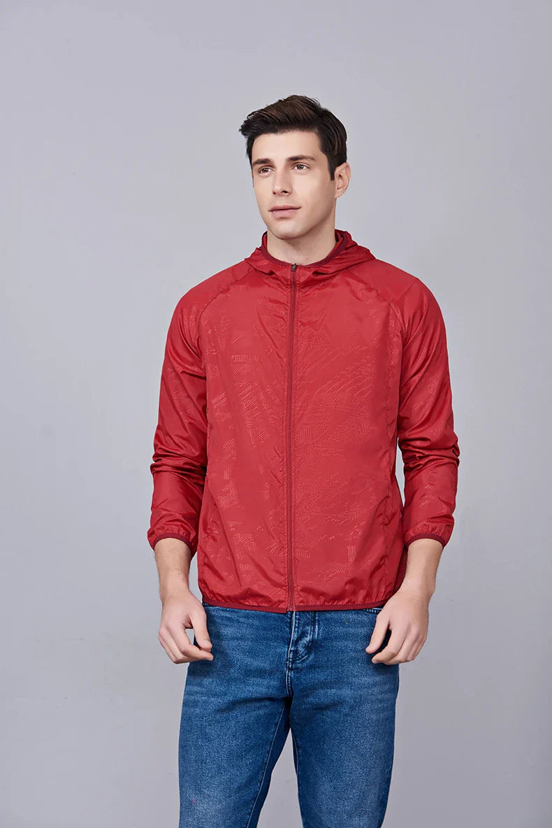 LNGXO Unisex Waterproof Hiking Jacket – Quick Dry Camping Windbreaker, Trekking, Fishing, Anti-UV Rain Coat for Men & Women