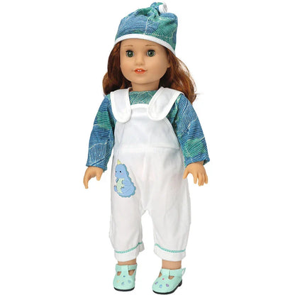 18" American Doll Clothes Set — Jacket and Pants Outfit for Baby Dolls