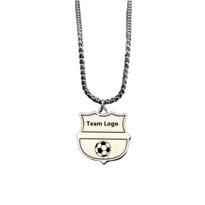Football Team Pendant Badge – Alloy Soccer Club Charm for Jerseys, Bags & Fans Gift