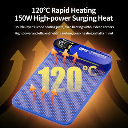 MECHANIC CP14+ LCD Screen Removal Heating Separator Silicone Pad for iPhone & iPad Repair Tool – Anti-Slip Screen Separator Mat
