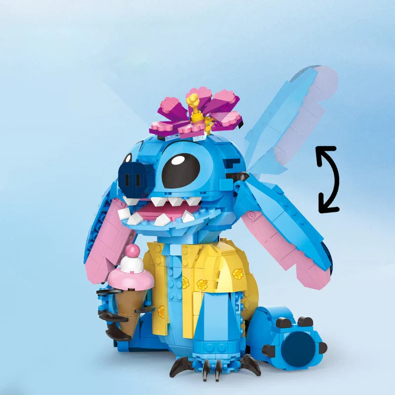 2024 Miniso Disney Stitch Building Blocks - Compatible Bricks for Boys and Girls, Ideal Birthday and Christmas Gift Toys