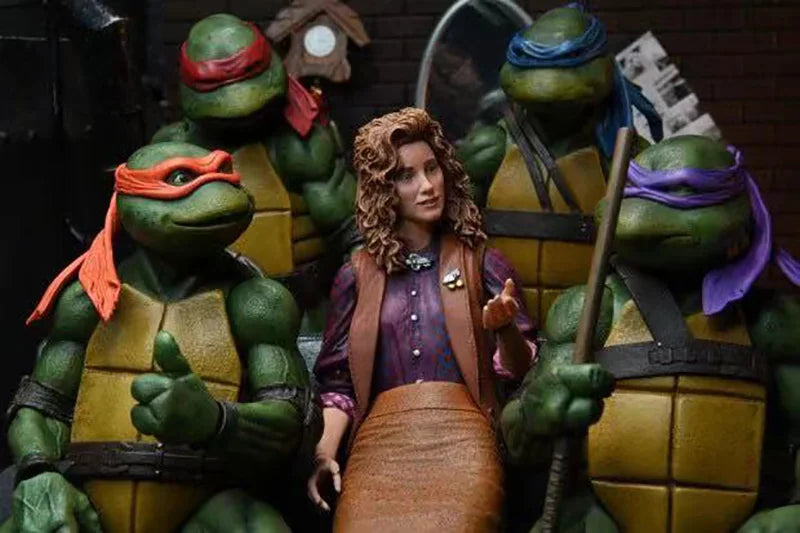 NECA Teenage Mutant Ninja Turtles Action Figures – Last Ronin Leonardo, April O’Neil, Casey Jones, Michelangelo, Raphael & More