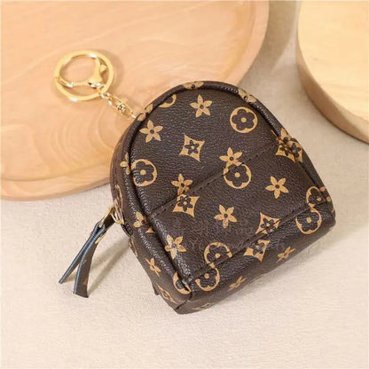 Mini Creative School Bag Earphone Case – Decorative Hanging Accessory Bag for AirPods 2/3/Pro & Galaxy Buds 3/3 Pro, Keychain Bag