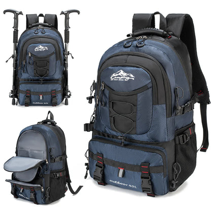 Large-Capacity Men’s Hiking Backpack – Travel & Outdoor European-Style Fashion Luggage Bag