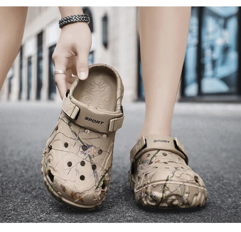 2024 Summer Men’s Sandals – Comfortable Lightweight Non-Slip Flip Flops for Home & Garden