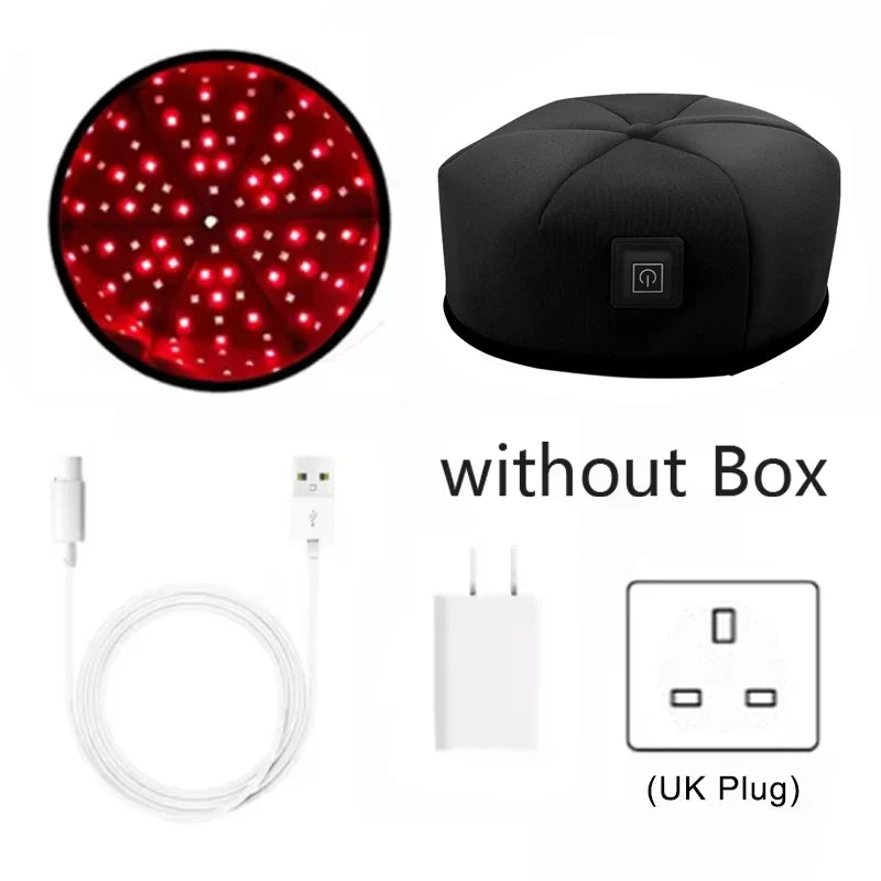 Red Light Therapy Hair Growth Hat – Near-Infrared LED Cap for Scalp Relief, Hair Loss Prevention & Head Relaxation