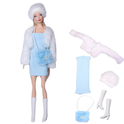 Doll Clothes for 30CM Barbie – Short Skirt, Outer Garment, Pants & Shoes Accessories