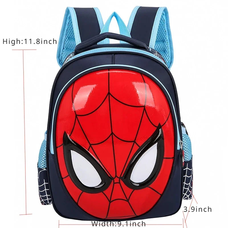 Disney Cartoon Animal Design Backpack – 3D Pattern Schoolbag for Boys, Kindergarten Gift