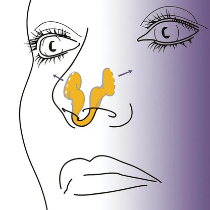 Silicone Nose Clip Anti-Snoring Aid - Nasal Dilator to Stop Snoring, Improve Breathing & Sleep for Rhinitis Relief