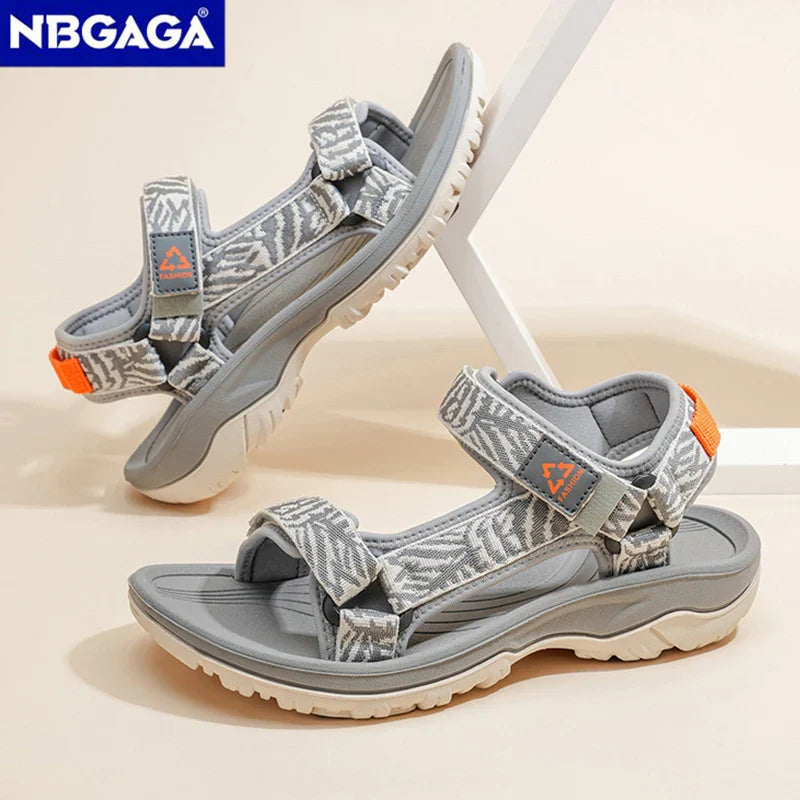 Women’s Casual Flat Sandals – Soft Sole Open-Toe Summer Beach Shoes, Breathable Comfort Walking Footwear for Outdoor Wear