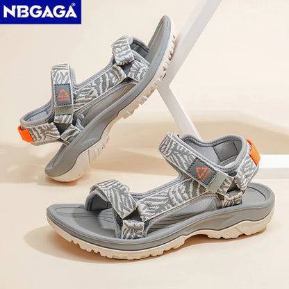 Women’s Casual Flat Sandals – Soft Sole Open-Toe Summer Beach Shoes, Breathable Comfort Walking Footwear for Outdoor Wear
