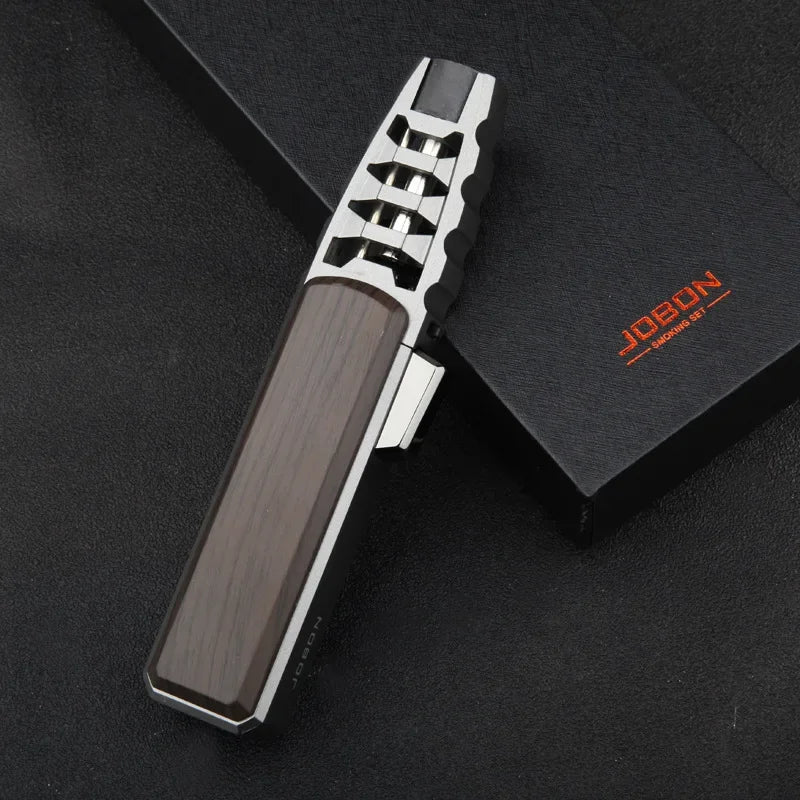 New JOBON Windproof Pen Jet Butane Lighter — Metal Airbrush Torch for Cigar, BBQ & Kitchen