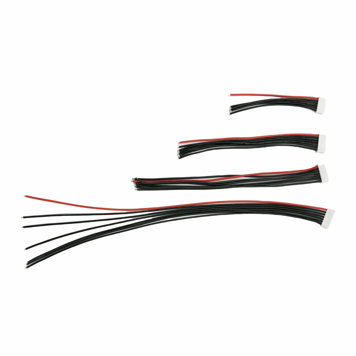 10pcs Lipo Battery Balance Charger Cables – 1S to 8S, IMAX B6 Connector, 30/20/15/10cm Single Head Wire