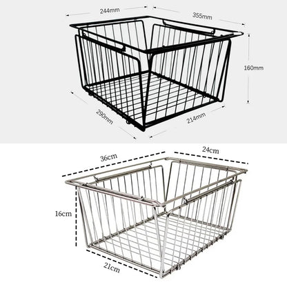 IGT Folding Stainless Steel Drain Basket – Lightweight Portable Camping Table Accessory