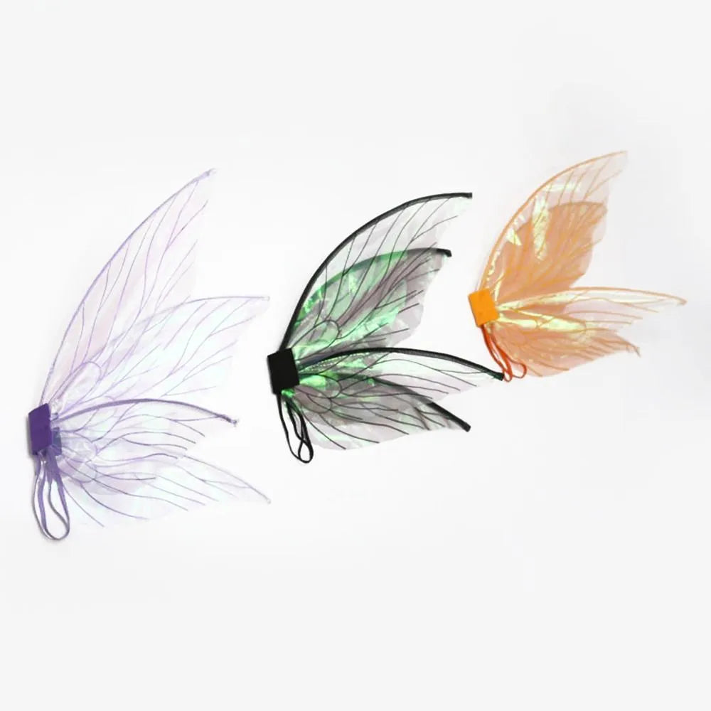 Fancy Dress Costume Princess Butterfly Fairy Elf Angel Wings - Halloween Cosplay for Women and Girls