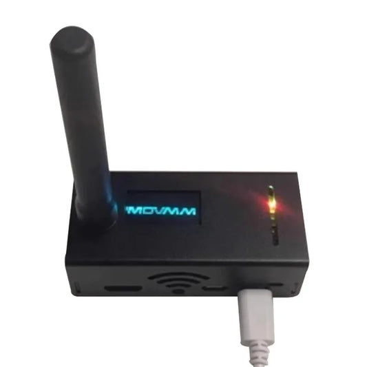 Pre-Assembled MMDVM Hotspot Kit with Raspberry Pi Zero W – Supports P25/DMR/YSF/NXDN with OLED, Antenna & 8GB SD Card Case
