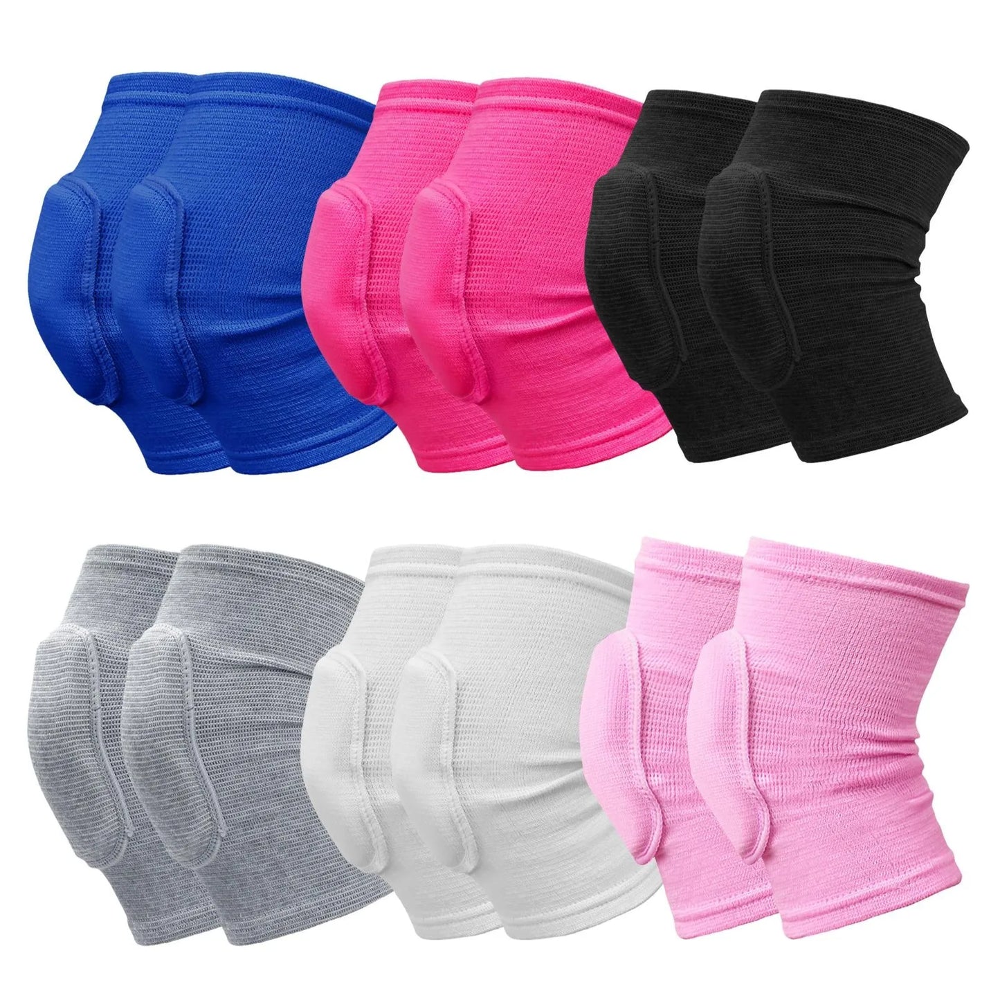 2PCS Sports Compression Knee Pads – Elastic Thickened Sponge Knee Brace for Workout & Dance