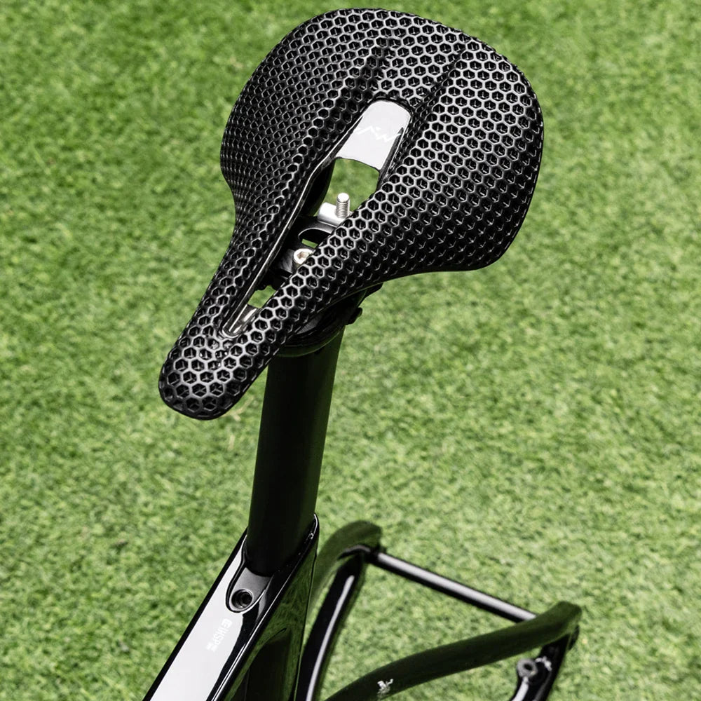 RYET 3D Printed Carbon Bike Saddle — 140/143mm Lightweight Road & MTB Cycling Seat with EVA Cushion