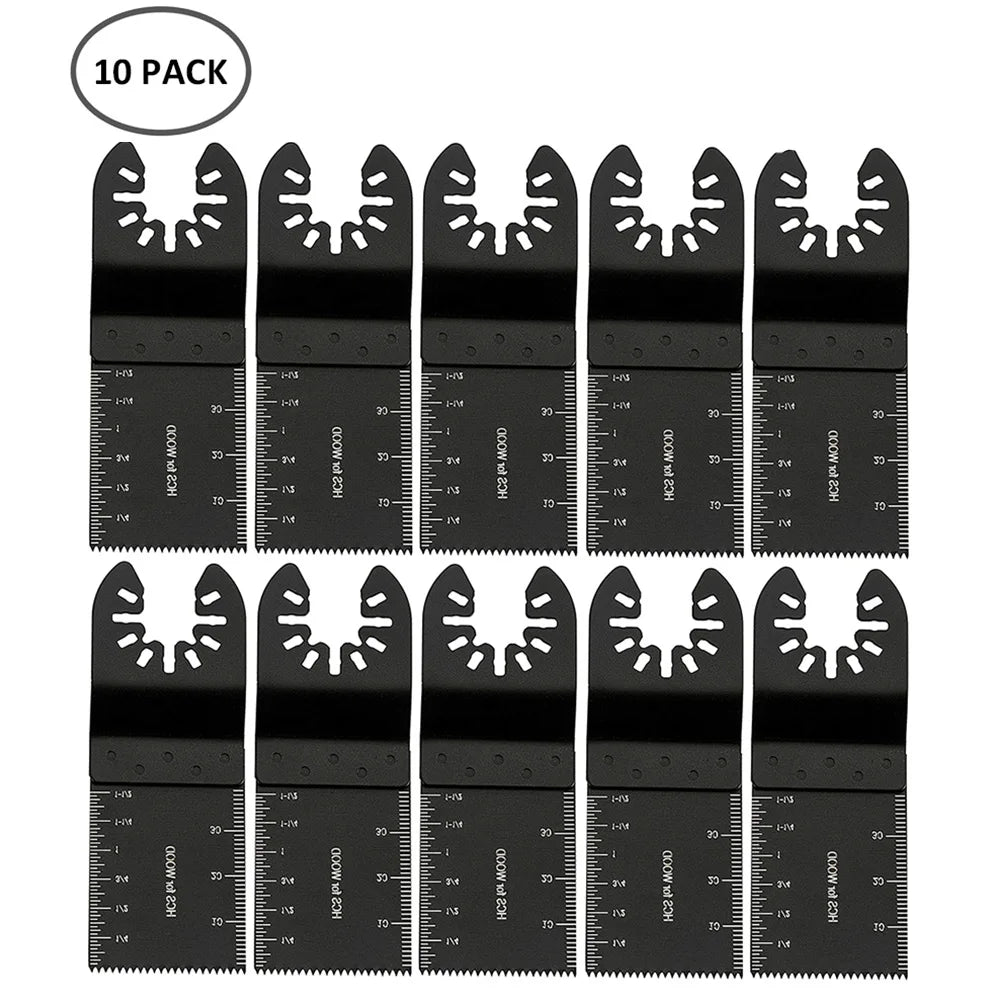 Universal Oscillating Saw Blades - 5-60PCS Multi Tool Cutting Blades with Scale for Wood, Dremel, Milwaukee & DIY Projects
