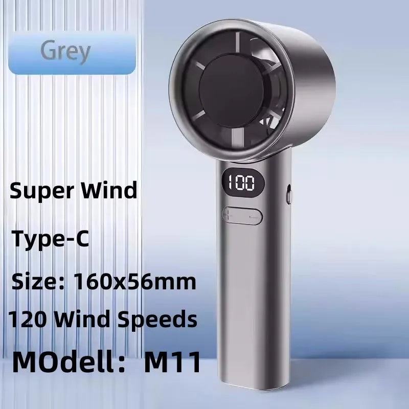 8000mAh Bladeless Neck Fan – Portable USB Rechargeable Hanging Fan with LED Digital Display, Silent Mini Personal Air Cooler for Travel & Outdoor Use