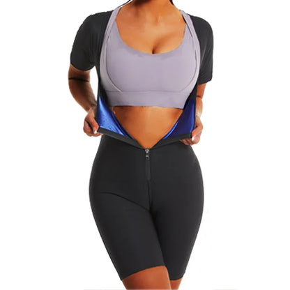 YBFDO Women’s High Compression Bodysuit – Shapewear Sauna Sweat Suit for Belly Slimming & Weight Loss
