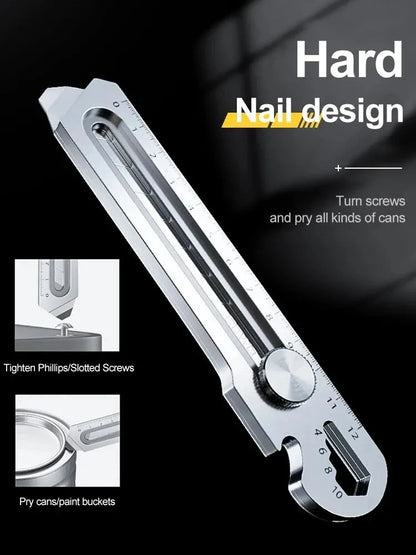 Stainless Steel Utility Knife – Durable Wallpaper Cutter with Manual Lock, Comfortable Grip, and Sturdy Steel Construction