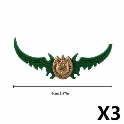 Medieval Figure Weapons Building Blocks Kit – King Sword, Lion Shield, Trident & Double-Edged Axe Battle Toy