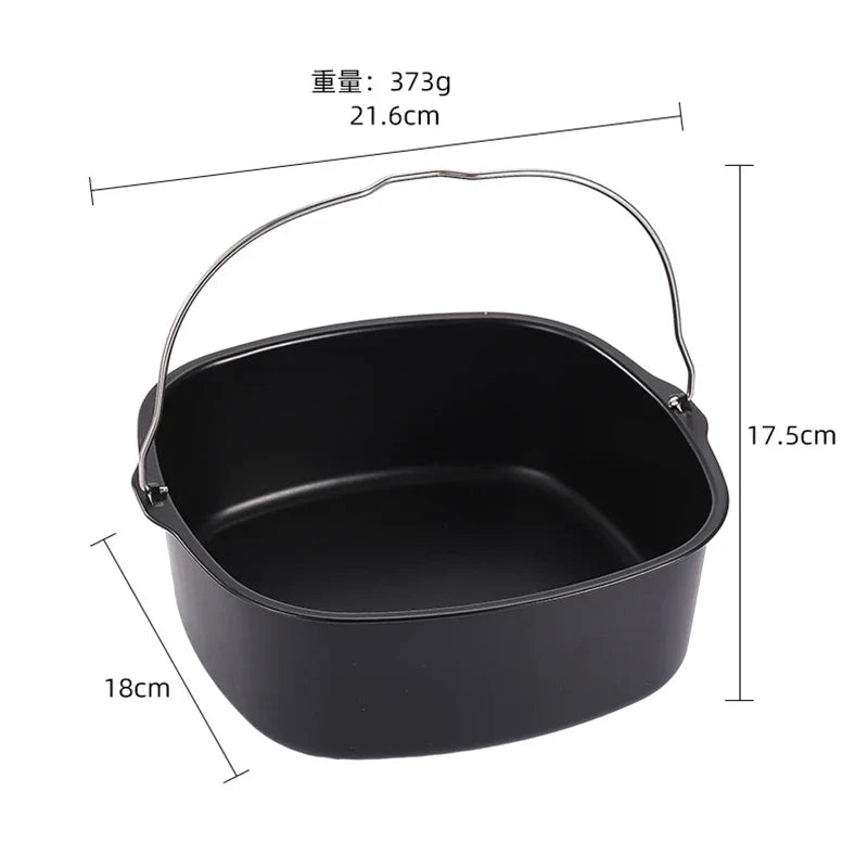 Air Fryer Baking Accessories Set – Wire Oven Grill Rack for 3-5.8QT COSORI, Gowise, Phillips, Ninja, Cozyna