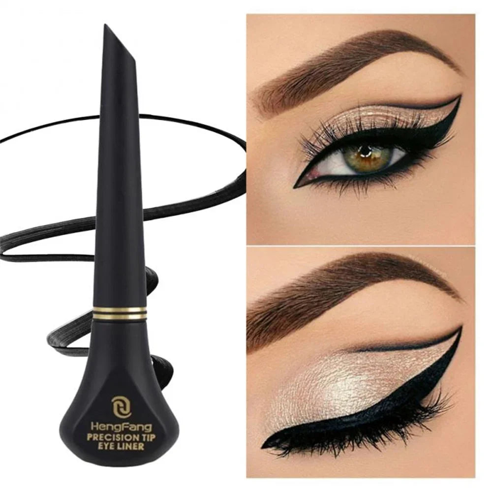 Black Liquid Eyeliner Pencil – Natural Smooth, Waterproof, Quick-Dry, Non-Smudging & Long-Lasting Eye Makeup